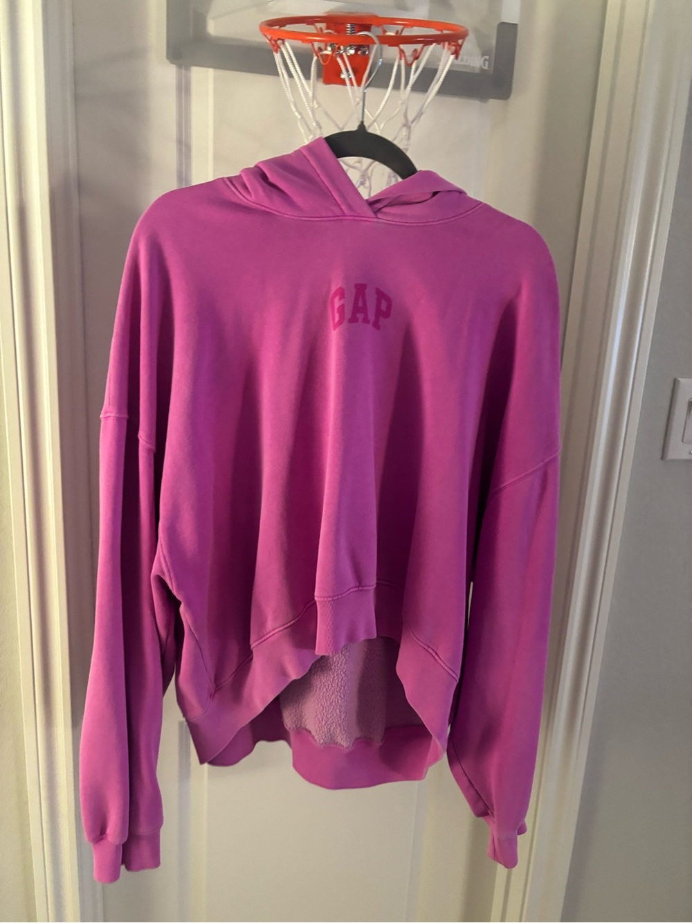 GAP Women's Magenta Pullover Hoodie